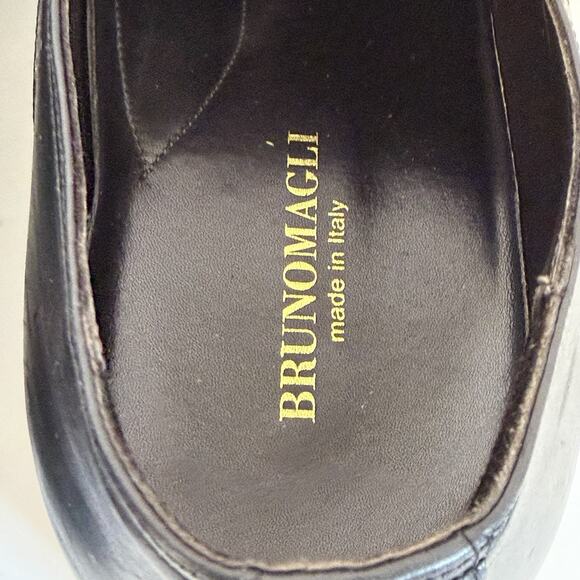 BRUNO MAGLI Men\'s Size 15 Horse-Bit Loafer Shoes Black Silver Tone Accents main image 6